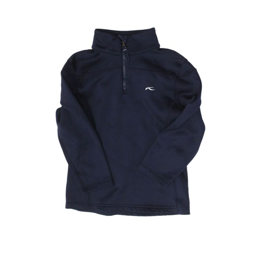 Kjus Boys 1/2 Zippered Pullover Long Sleeve Casual Sweatshirt Blue Size 6-8